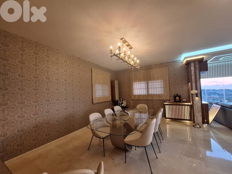 HIGH-END PANORAMIC VIEW APARTMENT IN RABIEH 4 BEDS, (RA-145) 0
