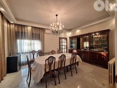 FULLY FURNISHED DUPLEX FOR RENT IN RABIEH PRIME WITH GARDEN, (RAR-125)