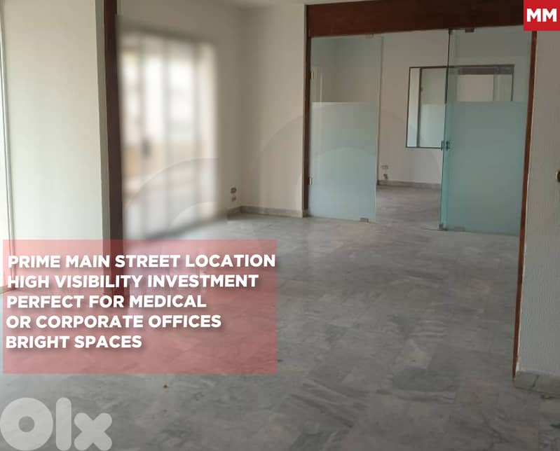 Office/clinics/Balconies/Sodeco/السوديكو ! REF#MM132754 ! 0