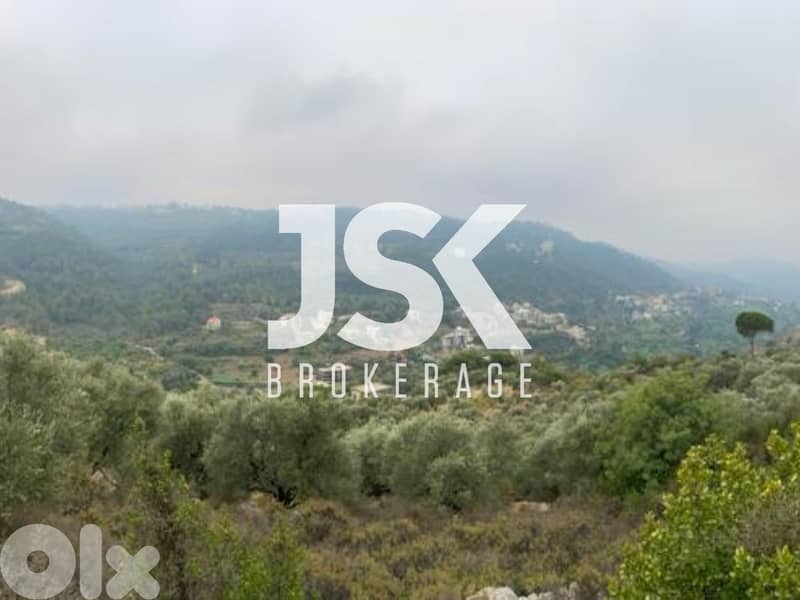L15837 - 7,500 SQM Land With View For Sale in Deir Al Qamar 0