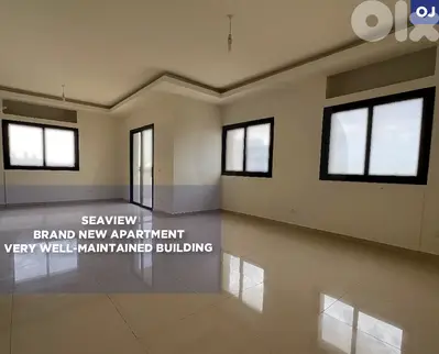 3 Balconies , Sea view, Brand new, maintained, Zalka/زلقا REF#OJ132731