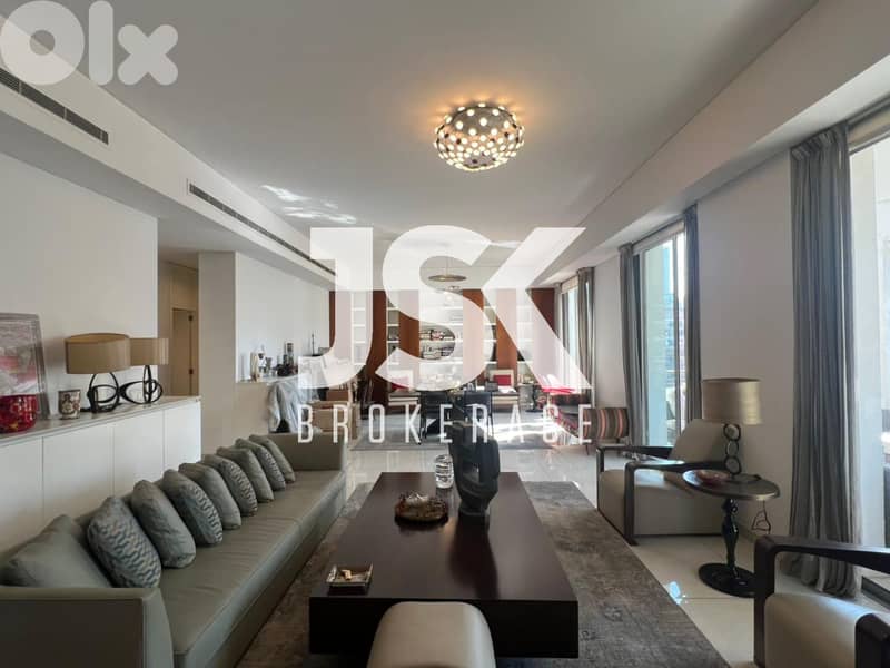 L20406 - 4-Bedroom Apartment with Open View For Sale in Gemayzeh,Saifi 0