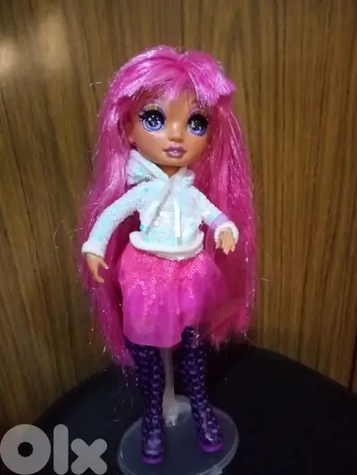 AVERY STYLES Studio RAINBOW HIGH Omg+RH Boots+hair wig As new doll=40$