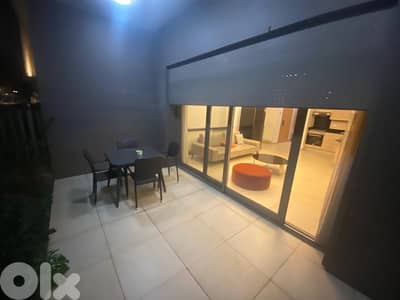 fully furnished one bedroom with private terrace for rent waterfront