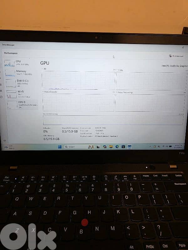 LAPTOP LENOVO THINKPAD T14S TOUCH I7 11T RAM 32 GB NVME 512 GB IRIS XE 11
