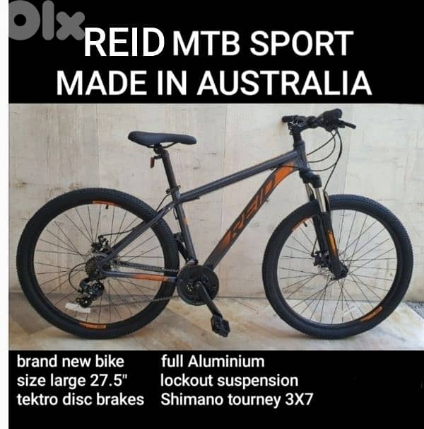 Reid MTB SPORT made in Australia 3x7 speed 0