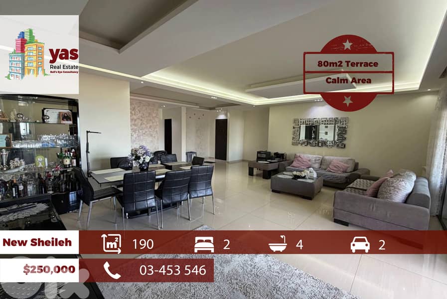 New Sheileh 190m2 | 80m2 Terrace | Panoramic View | Upgraded | WA 0