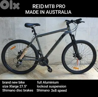 Reid MTB pro made in Australia (brand new)