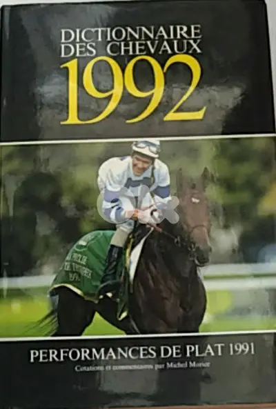 Old book Dictionnaire des chevaux (1992)