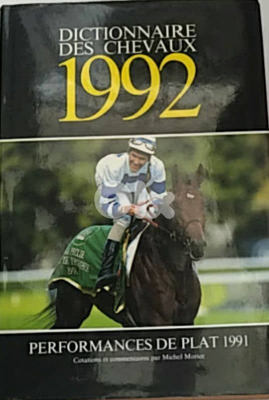 Old book Dictionnaire des chevaux (1992) 0