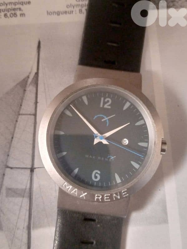 Titanium Max Rene Swiss watch vintage very rare eta Swiss movement 0