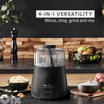 MOULINEX La Moulinette 1000W 4 in 1 food chopper/mincer/grinder/mixer 1