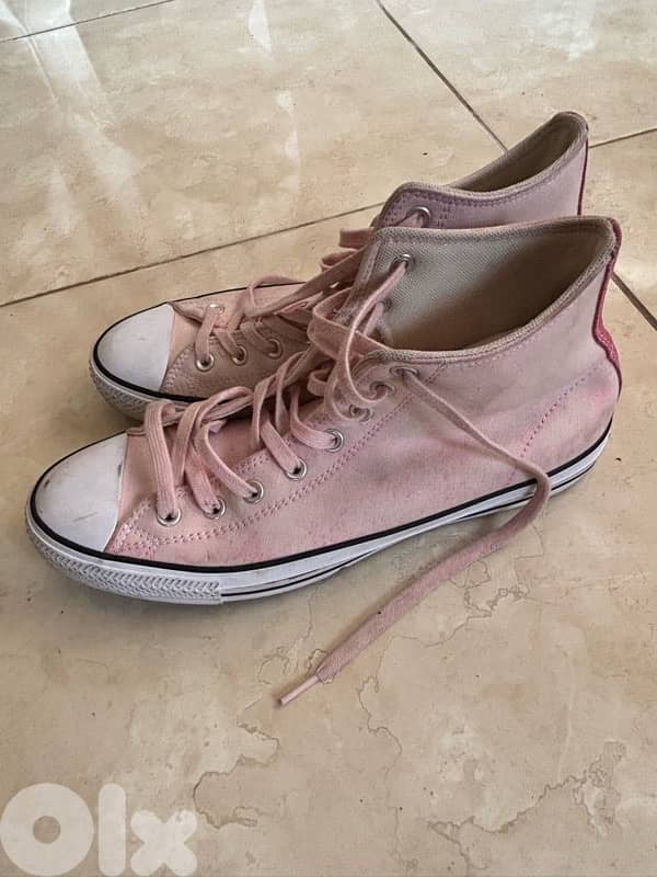 Converse CT Pro High Top-Vapor Pink-Nike Lunarlon Insole - Size 45 0