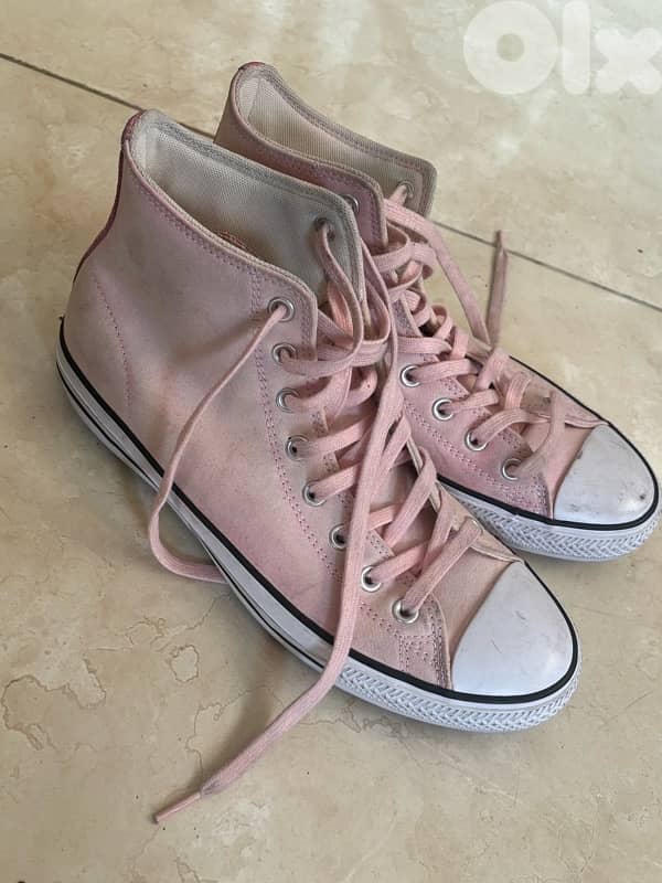 Converse CT Pro High Top-Vapor Pink-Nike Lunarlon Insole - Size 45 1
