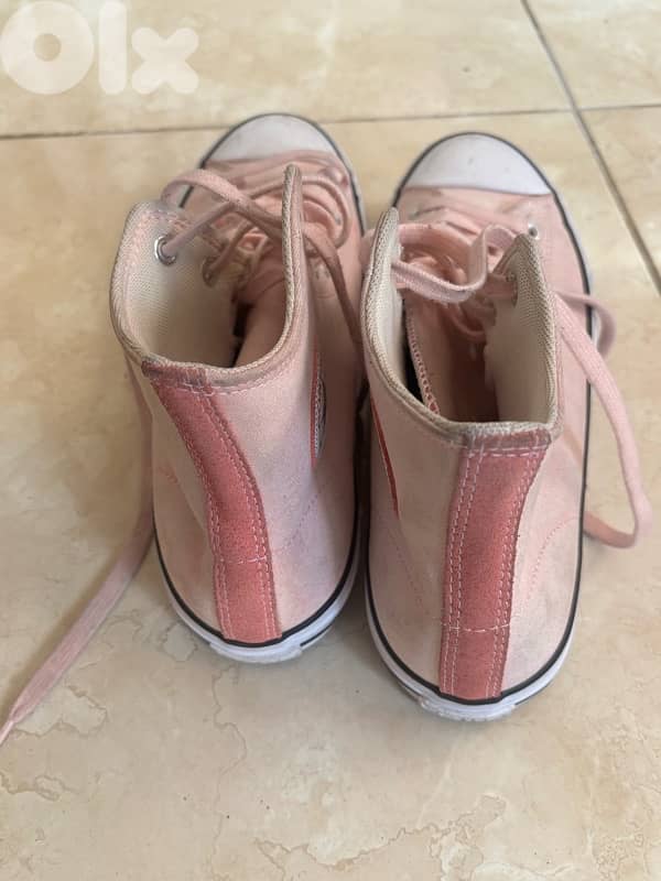 Converse CT Pro High Top-Vapor Pink-Nike Lunarlon Insole - Size 45 2