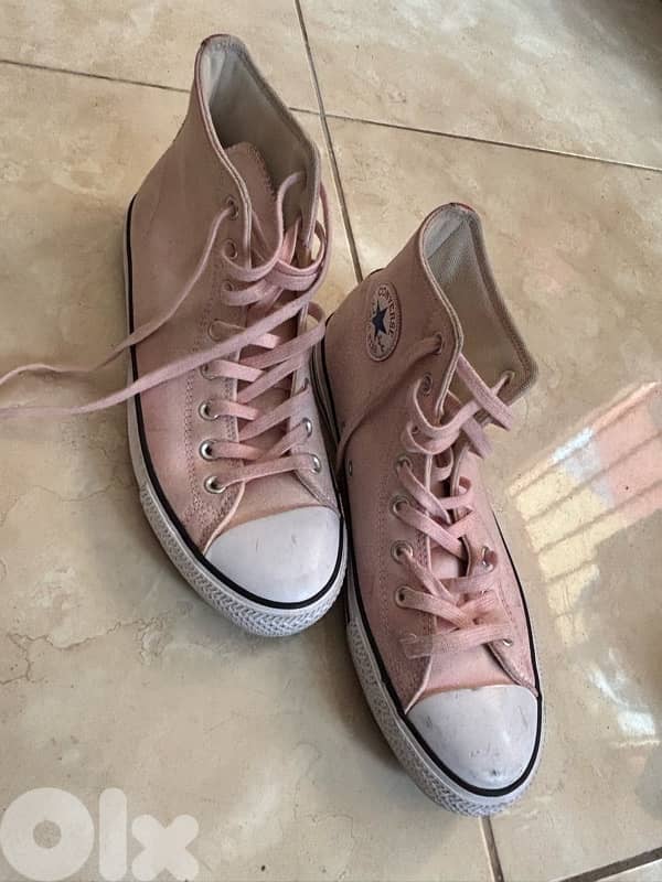Converse CT Pro High Top-Vapor Pink-Nike Lunarlon Insole - Size 45 3