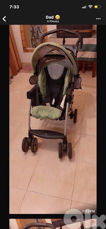 Stroller used like new 140$ negotiable & other baby toys included. 2