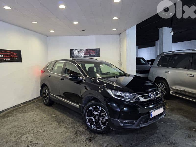2017 Honda CRV EXL 2.4 Black/Black Company Source 1 Owner Like New! 0