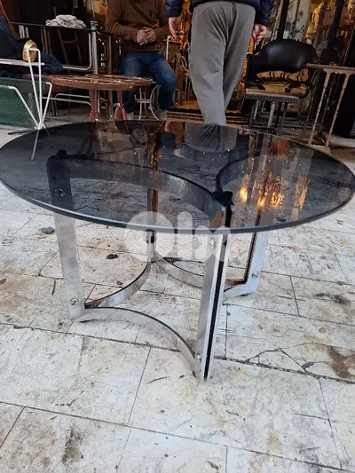 coffee table chrome seventies original