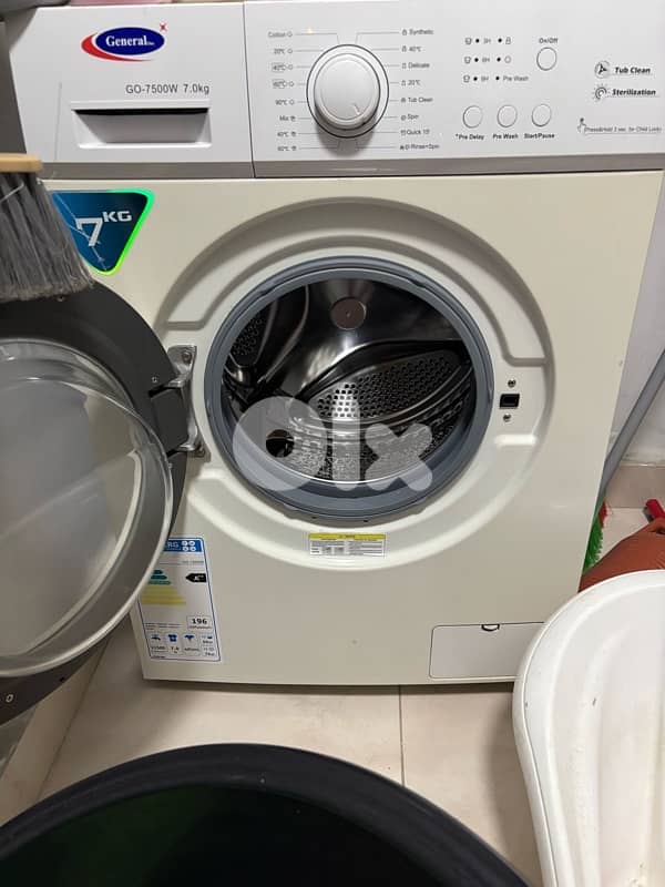 غسالة ماركة general 7 kilo 0