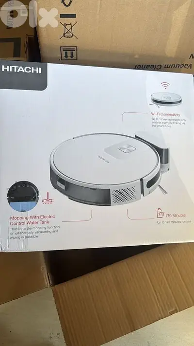 Robot Vaccum Cleaner HITACHI مكنسة روبوت هيتاشي الأصلية