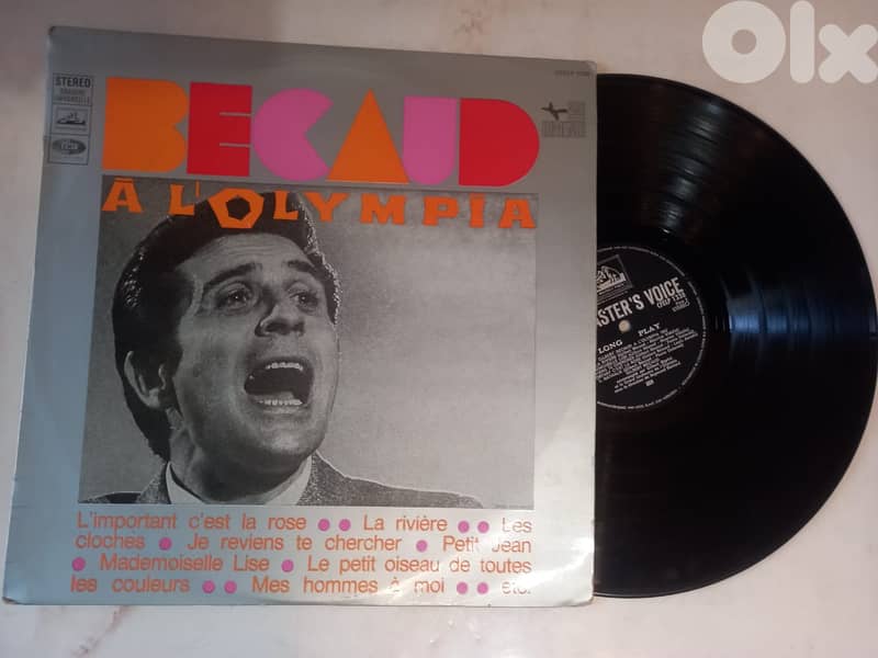 Gilbert Bécaud – Bécaud À L'Olympia  Vinyl 0