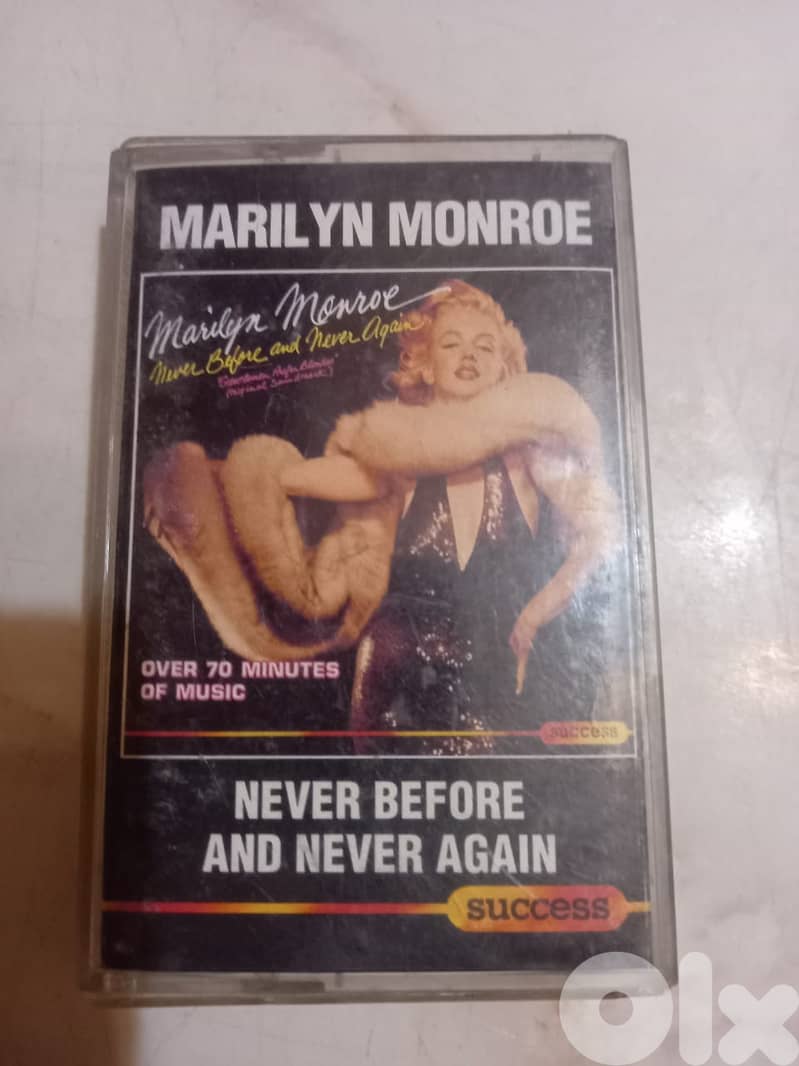 MARILYN MONROE Never Before And Never Again cassette 0