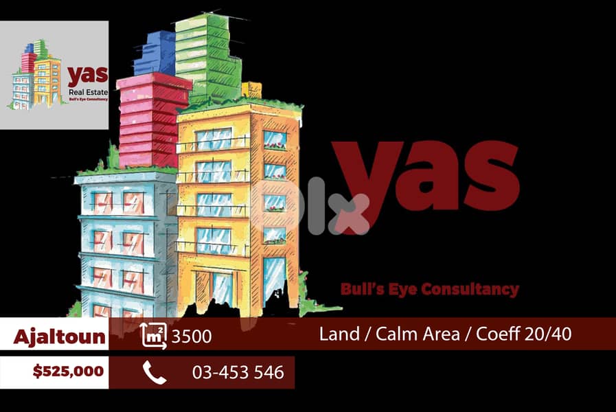Ajaltoun 3500m2 | Land | Easy Slope | Panoramic View | WL 0