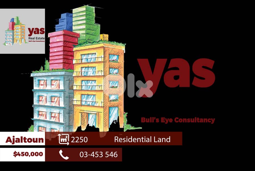Ajaltoun 2250m2 | Residential Land | Quiet Area | Catch | WL 0