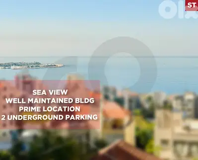 sea view, covered parking, balcony, Haret Sakher/حارة صخر REF#ST132790
