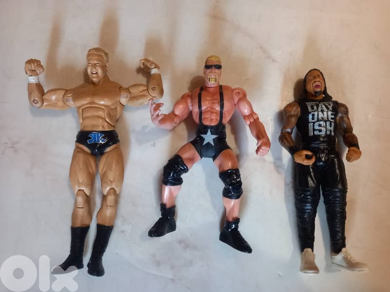 WWE WWF WCW wrestling figurines starting 7$ check description 4