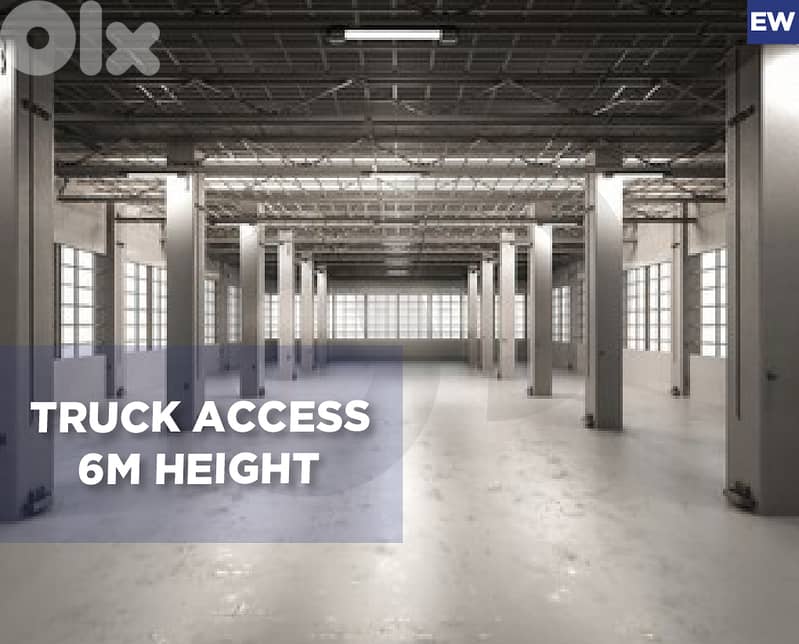 truck access, 6 m height, Zouk Mosbeh/زوق مصبح REF#EW132796 0