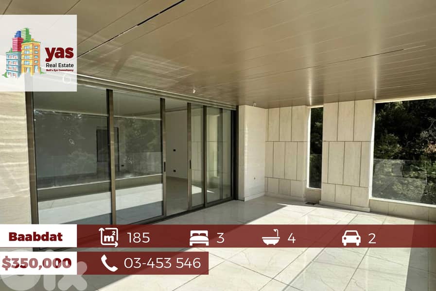 Baabdat 185m2 | Brand New | Excellent Condition | Prime Area | JM/TYT 0