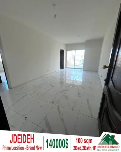100 sqm Apartment For Sale in Jdeideh جديدة