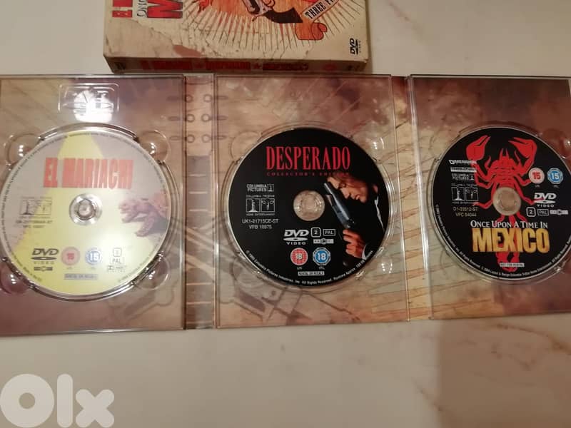 El Mariachi Desperado Once Upon A Time In Mexico 3 DVDs box set 1