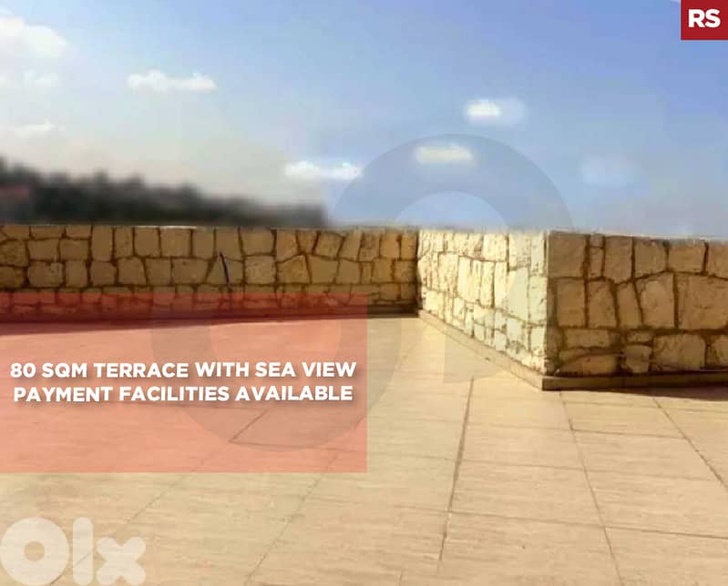 Terrace, Underground Parking, sea view,Halat/حالات REF#RS132815 0