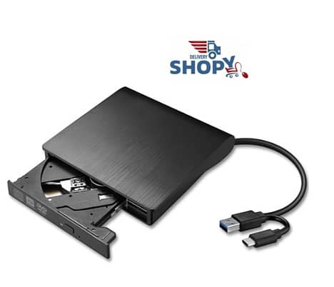CD/DVD-RW Drive External USB 3.0& USB-C 0