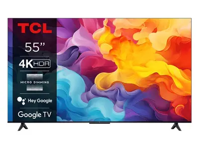 TCL 55” V6C Google TV 4K HDR10