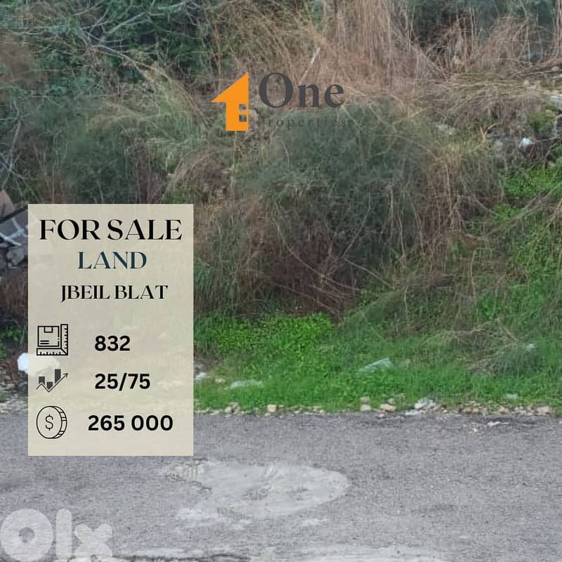 LAND FOR SALE IN BLAT JBEIL 0