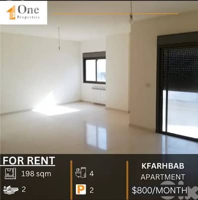 APARTMENT FOR RENT IN KFARHBAB