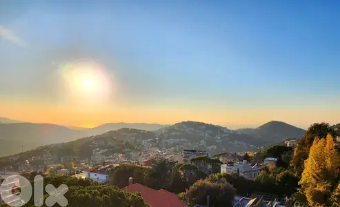 230 SQM Apartment in Baabdat, Metn with Sea and Mountain View
