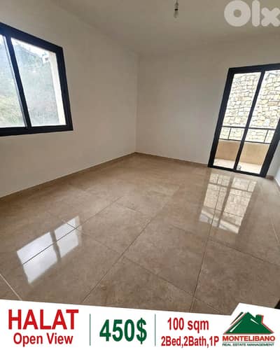 100 sqm Apartment For Rent in Halat حالات with Open View
