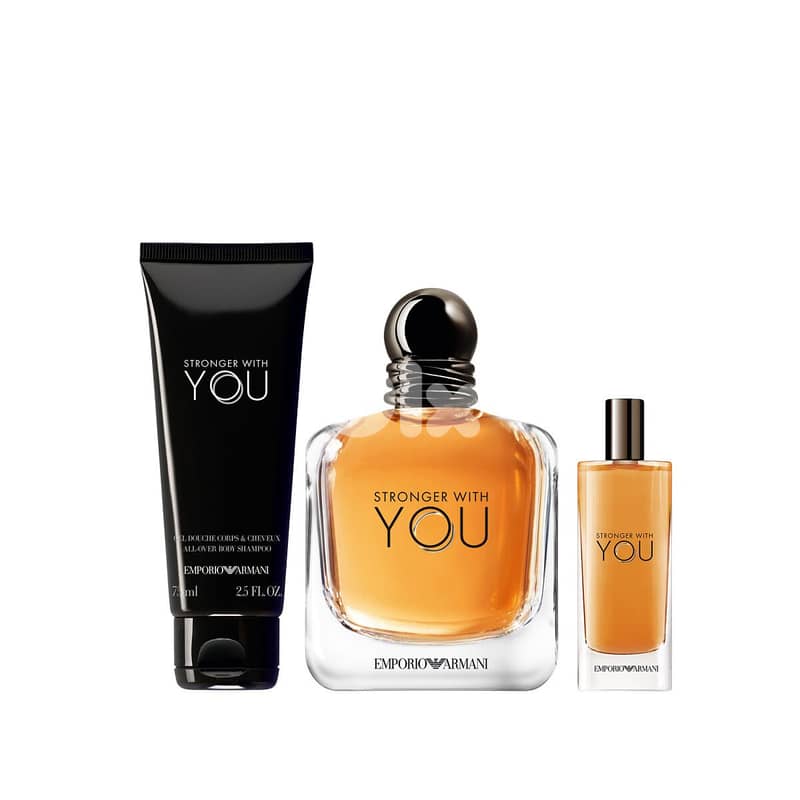 Emporio Armani Stronger With You Eau de Toilette Holiday Set (100mL + 2