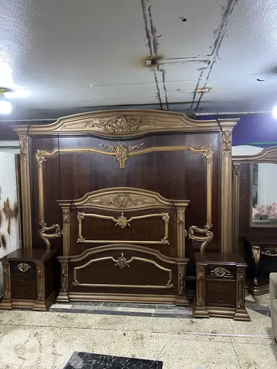 غرفة نوم خشب زان ولاتي صناعة مصر بعدا شبه جديد للتواصل 81535058