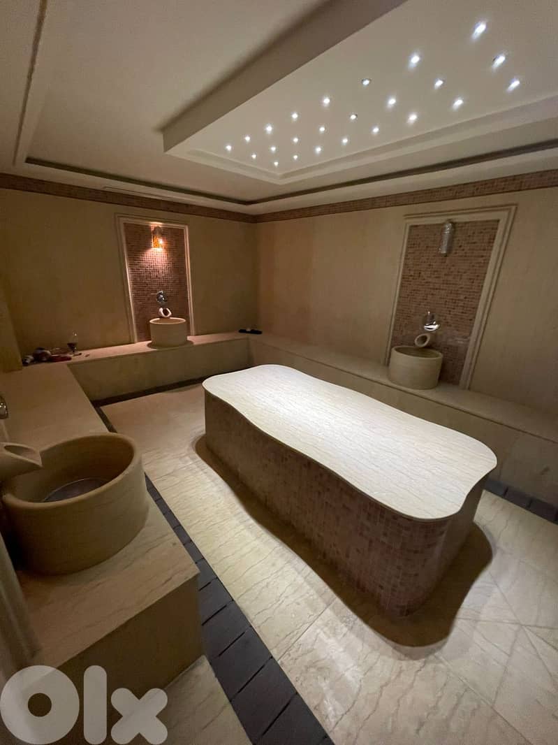 FULLY EQUIPPED SPA WITH SOLARIUM FOR RENT IN MANSOURIEH, (MANR-285) 0