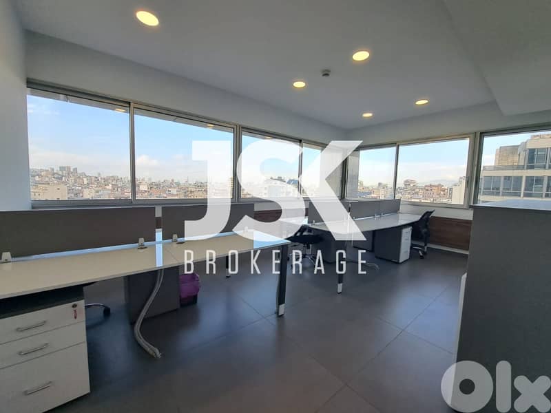 L15003 - Spacious Office For Rent In A High-End Tower In Sin El Fil 0