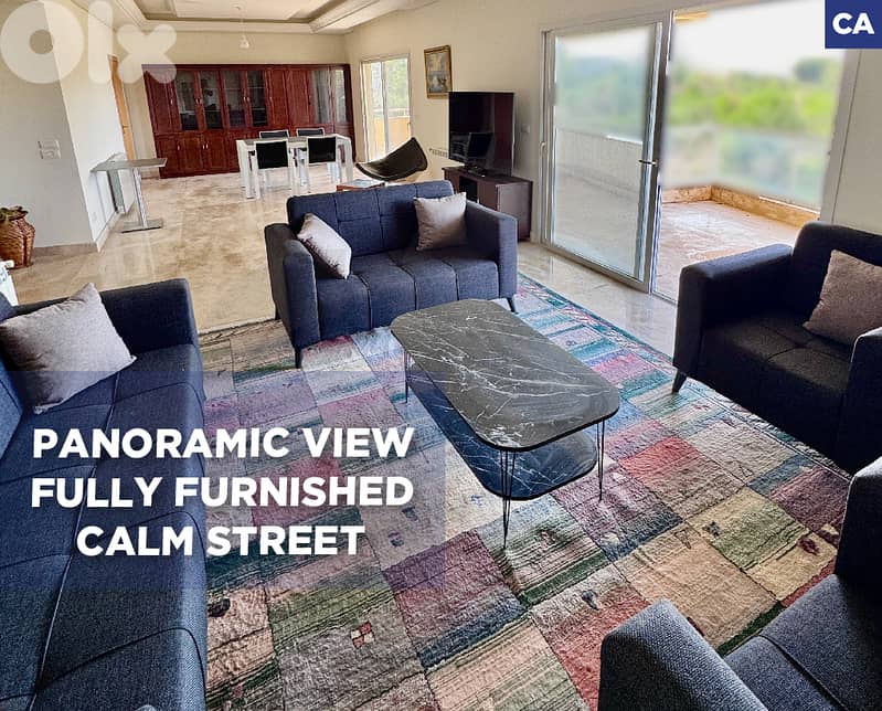 Fully Furnished ,Panoramic View ,Calm Street, Adma /أدما  REF#CA132926 0