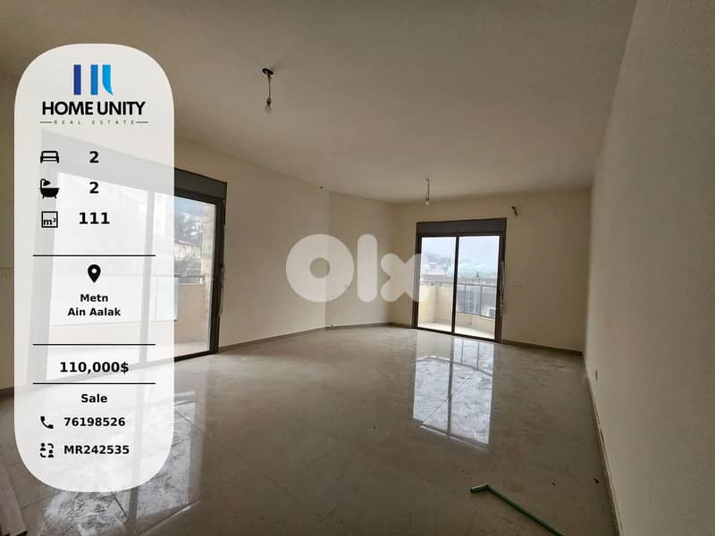 apartment for sale in Ain Aalak, Metn 0