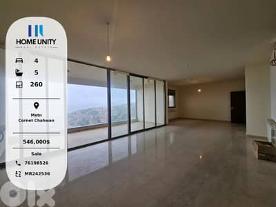 luxurious apartment with sea view for sale in Cornet Chahwan, Metn luxurious apartment with sea view for sale in Cornet Chahwan, Metn