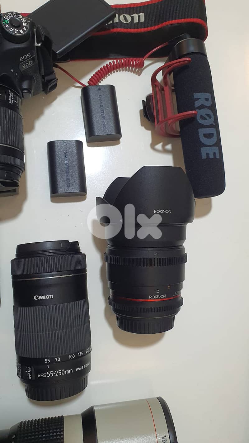 Canon D80 & 6 lenses 3